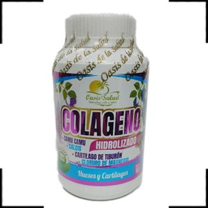 Colageno Hidrolizado Camu Cami Calcio Cartilago de Tiburon Cloruro de Magnesio Oasis de la Salud